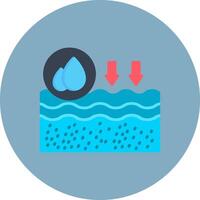 Sea Water Neon UX Object vector