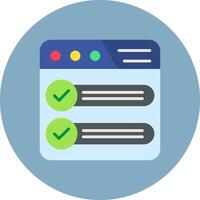 Tick Boxes Compact UI Stamp vector