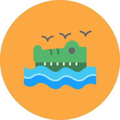 Crocodile Compact Visual Symbol