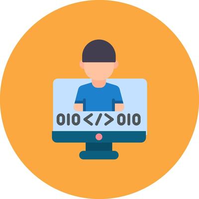 Programmer Streamlined Icon Symbol