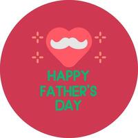 Fathers Day Shadowed UI Pattern vector
