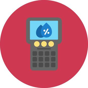 Humidity Sensor Sleek UX Block vector