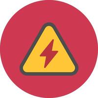 High Voltage Subtle Frame Sketch vector
