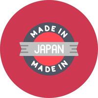 Made In Japan Future Icon Badge vector