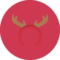 Reindeer Antlers Bold UI Fragment vector