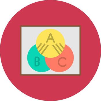 venn diagrama firma ux objeto vector