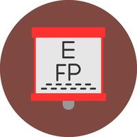 Eye Test Smooth Badge vector