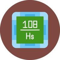 Hassium Clean Line Pattern vector