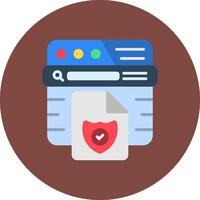Privacy Policy Vibrant Web Pattern vector