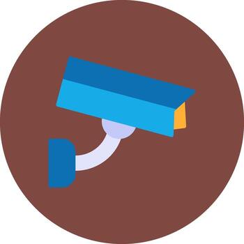 seguridad cámara alta tecnología cuadrícula unidad vector