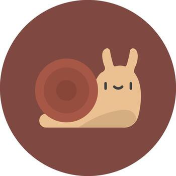 caracol moderno visual modelo vector