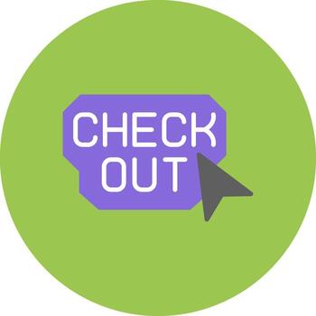 Check Out Minimal App Pattern vector