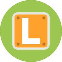 Letter L Handcrafted UX Unit vector