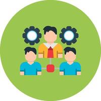 Mentoring Ultra Thin Sketch vector