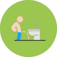 Toilet HighTech Frame Token vector