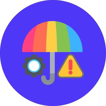 mitigación núcleo diseño simbólico vector