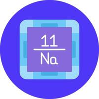 Sodium Concept Line Badge vector