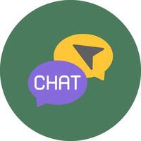 Chat Artistic Frame Object vector