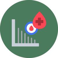 Diabetes Subtle Grid Emblem vector