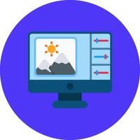 Photo Editing Intuitive Frame Token vector