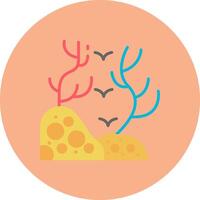 Coral Reef Handcrafted UX Unit vector
