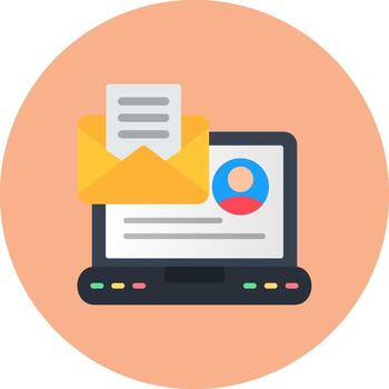 correo electrónico tecnología bosquejo unidad vector