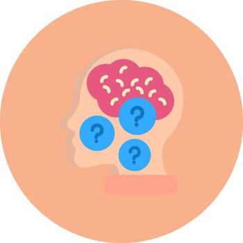 Forgetful Sharp Icon Element vector
