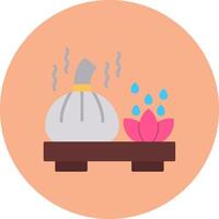 Herbal Massage Intuitive Design Badge vector