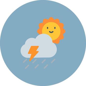 nublado simplificado ux objeto vector