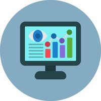 Data Visualization Bold UI Fragment vector