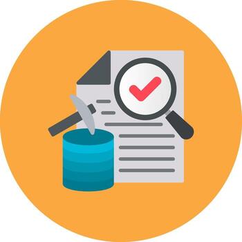 texto minería compacto visual símbolo vector