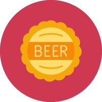 Beer Cap Minimal App Pattern vector