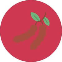 Tamarind Clean Line Pattern vector