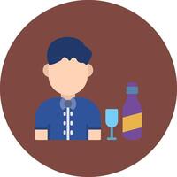 Bartender Streamlined UX Object vector