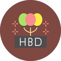 Happy Birthday Future Grid Block vector