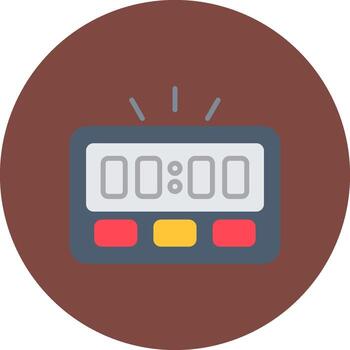 Timer Bright System Token vector