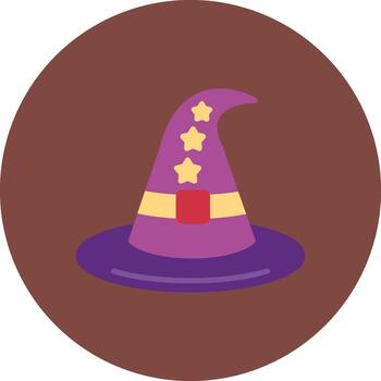 Witch Hat Shadowed UI Pattern vector