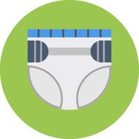 Diaper Sharp Icon Element vector