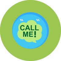 Call Me Geometric Badge Mark vector