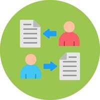 File Sharing Urban Grid Badge vector