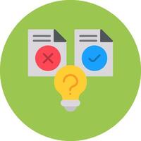 Hypothesis Dynamic Badge Mark vector