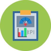Kpi Sharp Icon Element vector