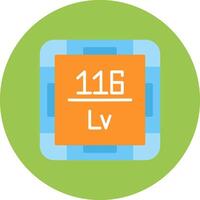 Livermorium Artistic Frame Object vector