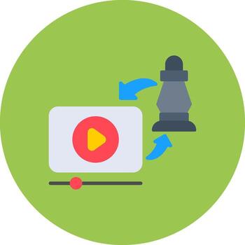 tutoriales icónico bosquejo simbólico vector