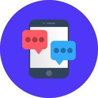 Conversation Streamlined UX Object vector