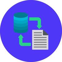 Data Transformation Core UX Piece vector