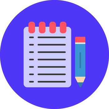 notas negrita marco objeto vector