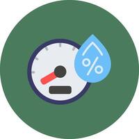 Humidity Digital Visual Form vector