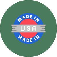 Made In Usa Creative App Unit vector