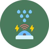 Rain Sensor Refined Line Symbol vector